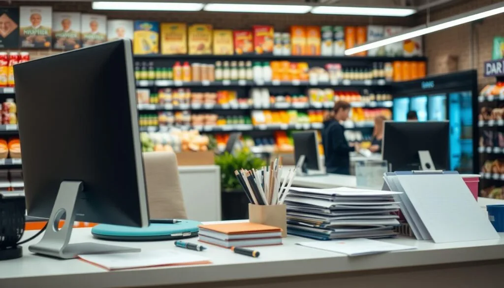 Auxiliar Administrativo em Supermercado
