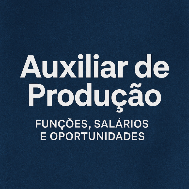 Auxiliar de Produção: O Que Faz, Salário, Turnos e Como Conseguir a ...